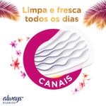 protetor diário always sensitive sem perfume 80 unidades