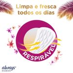 protetor diário always sensitive sem perfume 80 unidades