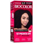 tinta para cabelo em creme biocolor preto intenso noite de gala 1.7