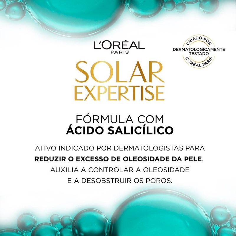 protetor solar facial l'oréal paris solar expertise antioleosidade fps60 cor 3.0 40g