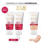 protetor solar facial l'oréal paris solar expertise antirrugas fps60 com cor 40g