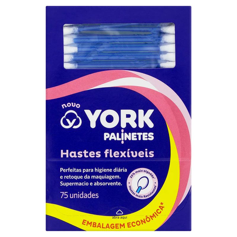 hastes flexíveis york 75 unidades