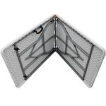 mesa dobrável artrilux armação de metal 180x73x73cm art-24-191 (mp)