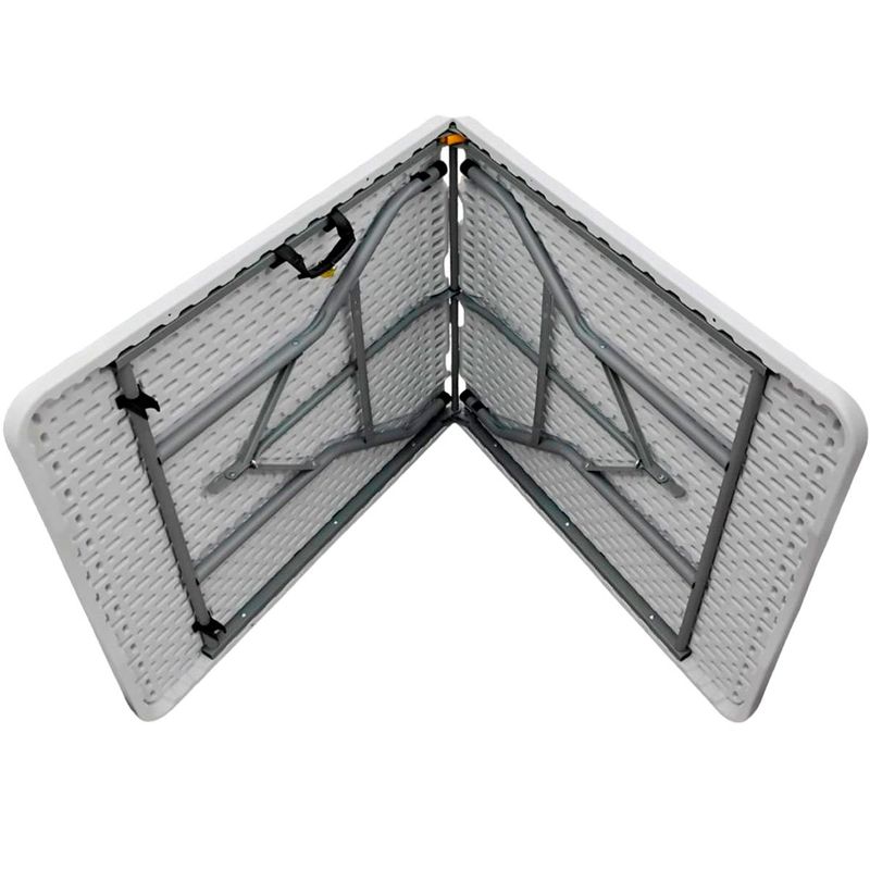 mesa dobrável artrilux armação de metal 180x73x73cm art-24-191 (mp)