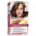 tinta para cabelo imédia excellence l'oréal paris castanho claro dourado 5.3