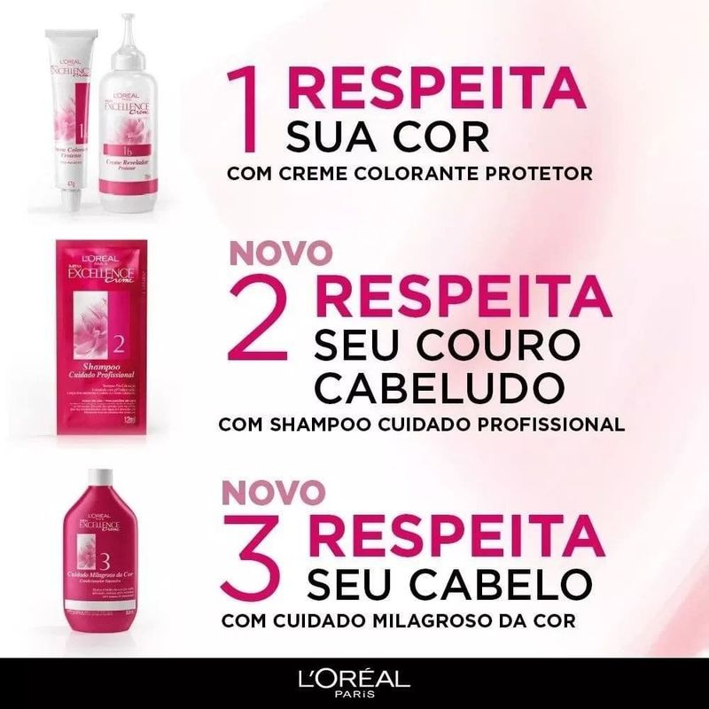 tinta para cabelo imédia excellence l'oréal paris castanho claro dourado 5.3