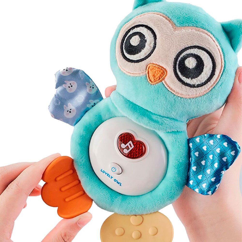 Mobile Infantil Pelúcia Coruja Musical Zoop