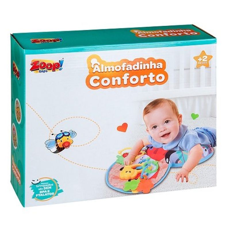 almofadinha conforto de atividades para bebê zoop zp00741 (mp)