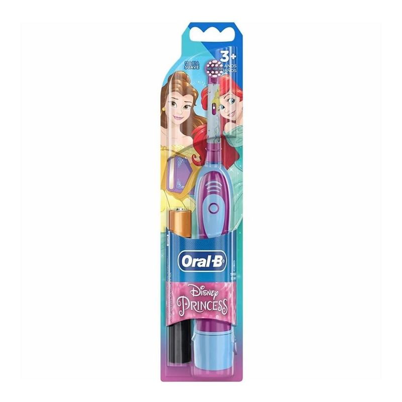 escova de dente elétrica infantil oral-b disney princesas 1 unidade