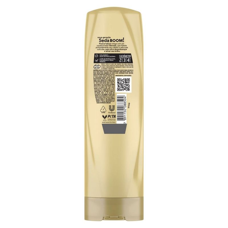 condicionador seda boom hidratação pro curvatura 300ml