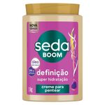 creme para pentear seda boom definição óleo de coco 1k