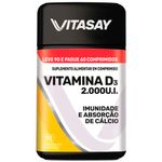 suplemento alimentar vitasay vitamina d3 2.000ui 90 comprimidos revestidos