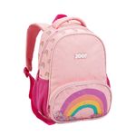 mochila infantil seanite arco iris 33cm la42030 (mp)