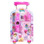 kit escolar polibrinq rosa sortido (mp)