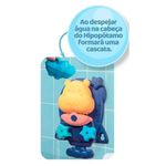brinquedo para banho polibrinq hipopotámo com ventosa (mp)