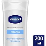 loção desodorante hidratante vasenol recuperação intensiva 200ml