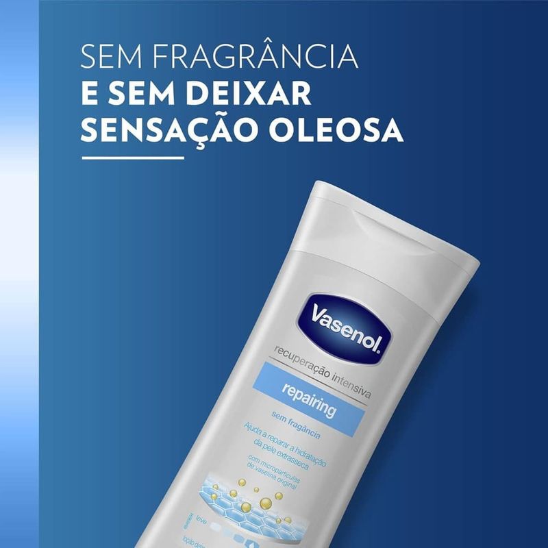 loção desodorante hidratante vasenol recuperação intensiva 200ml