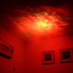 luminária astronauta oi vida com imagem espacial com 7 cores (mp)