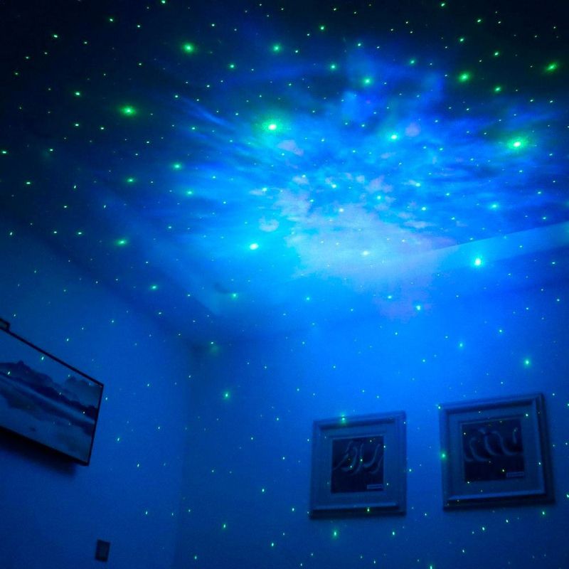 luminária astronauta oi vida com imagem espacial com 7 cores (mp)