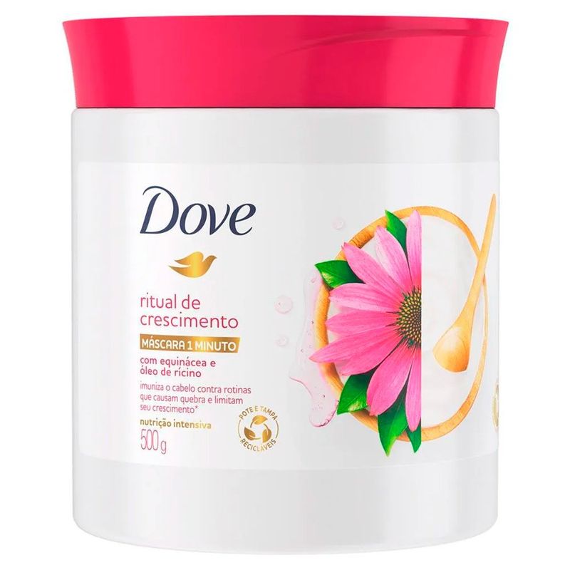 máscara capilar dove ritual de crescimento 500g