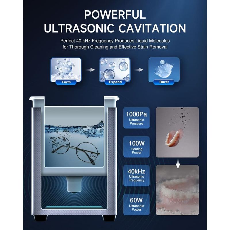 lavadora ultrassônica creworks para limpeza de peças e ferramentas 60w a-bi