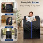 sauna portátil serenelife para uma pessoa com cadeira a-bi
