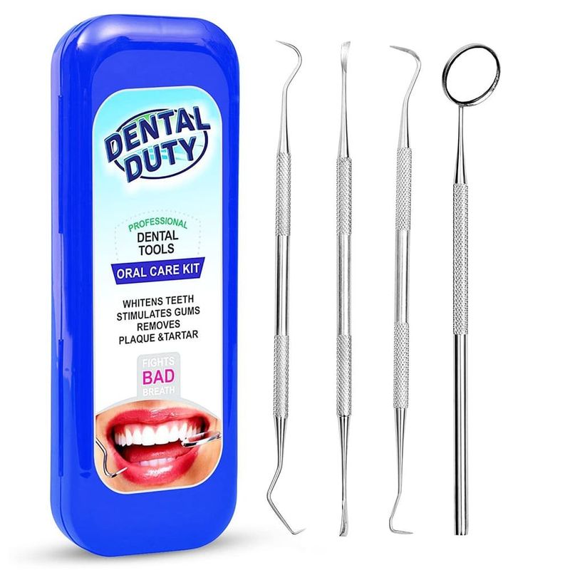 kit limpeza dental duty 3 peças para limpeza profunda de dentes a-bi