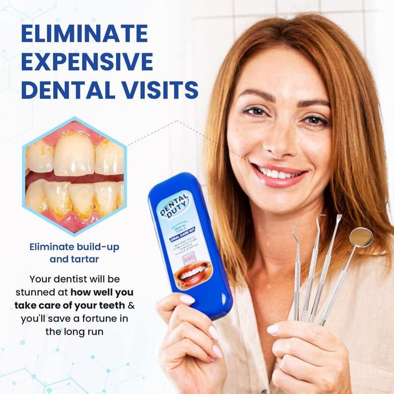 kit limpeza dental duty 3 peças para limpeza profunda de dentes a-bi