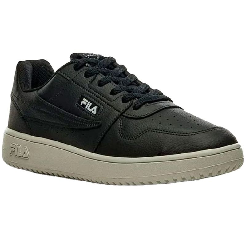 tênis masculino n°37 fila acd classic preto e branco (mp)