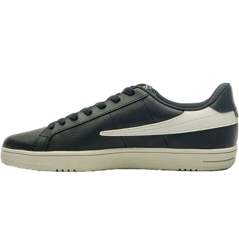 tênis masculino n°39 fila fx court 70 preto e branco (mp)
