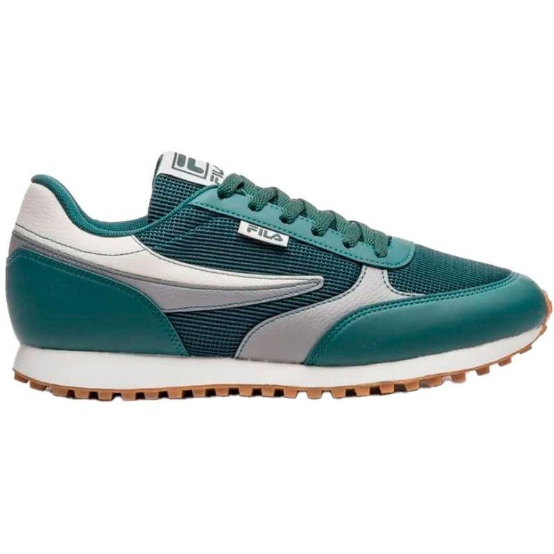 tênis masculino n°38 fila renno classic verde e cinza (mp)