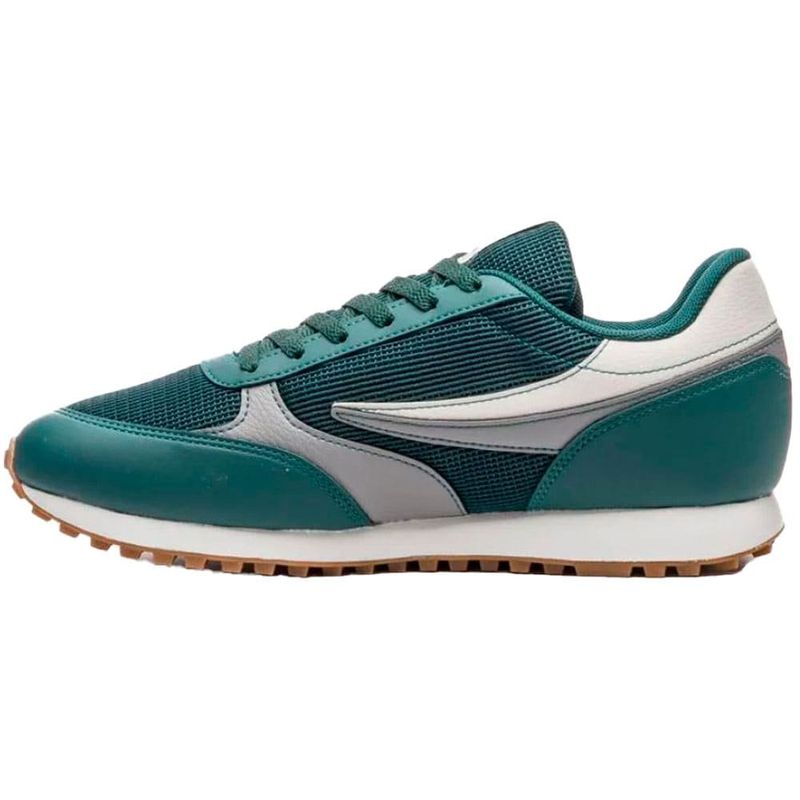 tênis masculino n°38 fila renno classic verde e cinza (mp)