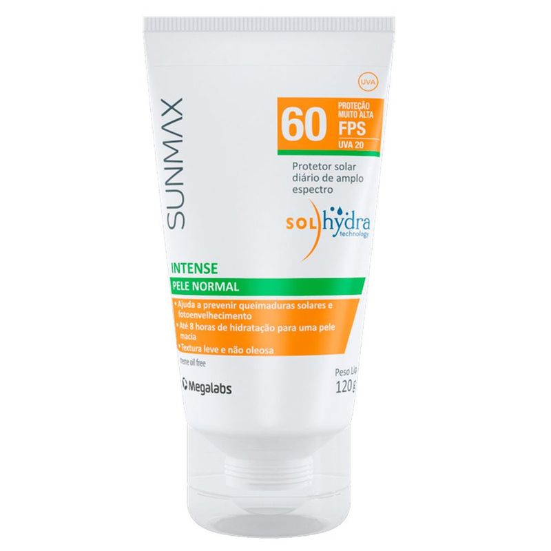 protetor solar corporal sunmax pele normal fps60 120g