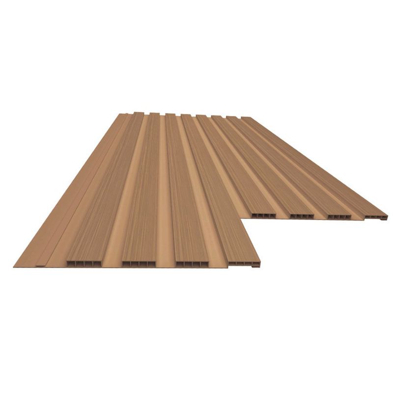 painel ripado em pvc plasbil 3d 1x25x270cm ipê (mp)