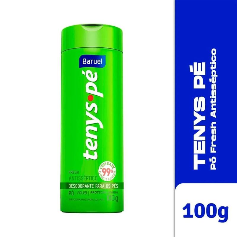 desodorante para pés tenys pé baruel fresh 100g