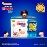 fralda infantil turma da mônica baby p 62 unidades