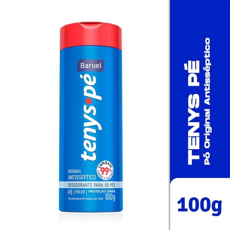 desodorante para pés tenys-pé baruel original 100g