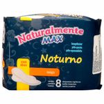 absorvente sem abas naturalmente max noturno 10 unidades