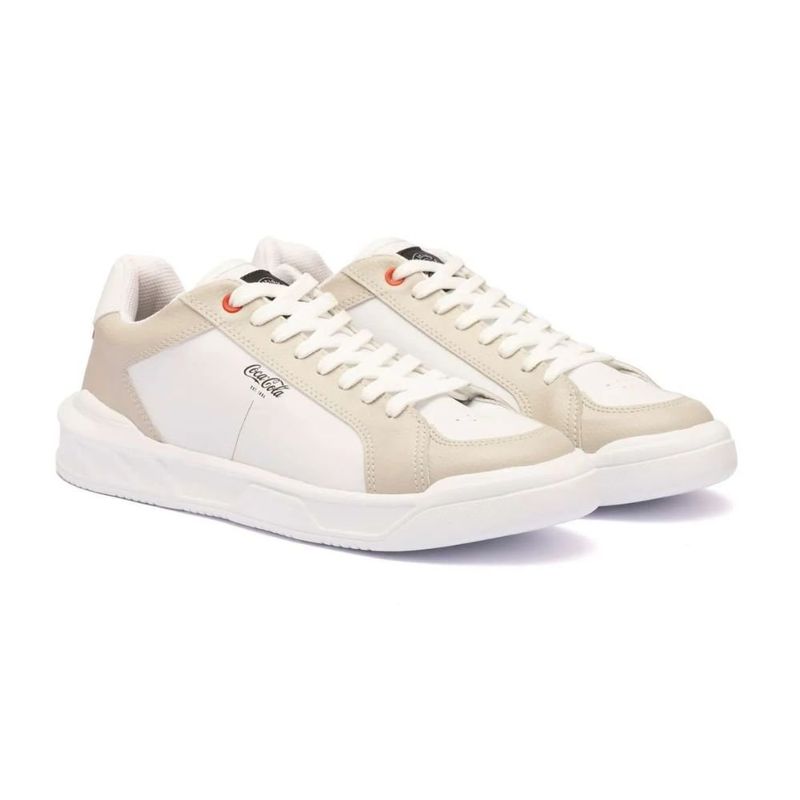 tênis feminino n°36 coca-cola canby town branco e cinza (mp)
