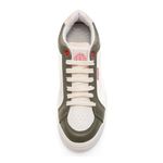tênis feminino n°35 coca-cola canby town verde e branco (mp)