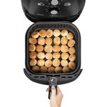 fritadeira midea air fryer 5,3l 127v preto