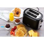 torradeira midea quicktoast automática 127v preto e inox toa20p1