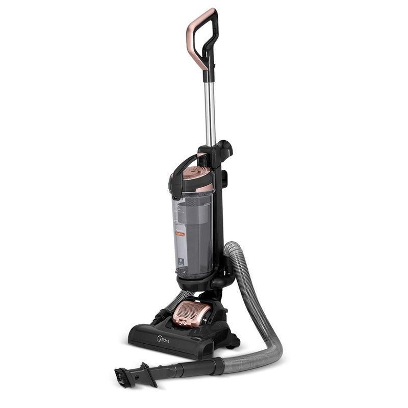 aspirador de pó midea vertical power ciclone preto e cobre