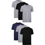 camisetas masculinas xg 06 unidades hanes colores a-bi