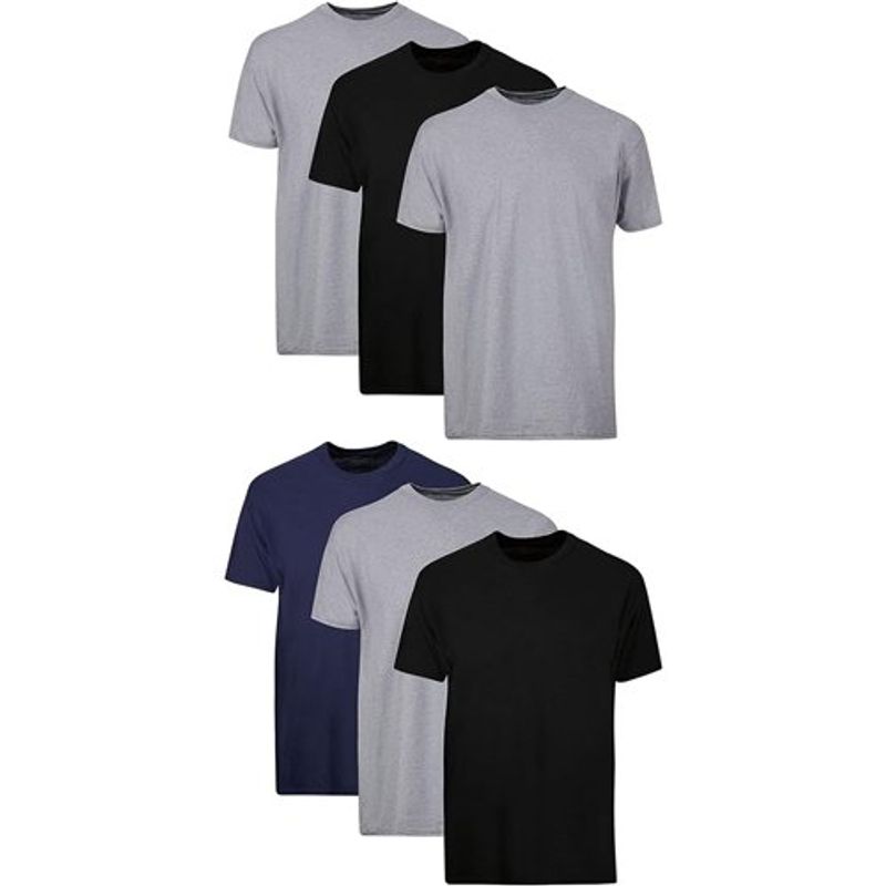 camisetas masculinas xg 06 unidades hanes colores a-bi