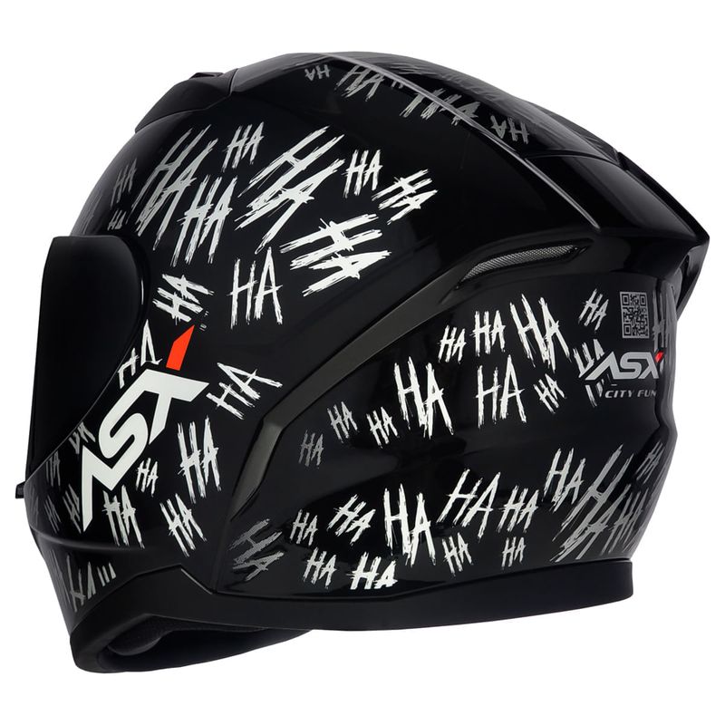 capacete asx city preto e branco 60 (mp)