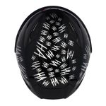 capacete asx city fun brilho preto branco 56 (mp)