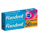 creme fixador de dentadura fixodent original 68g 2 unidades