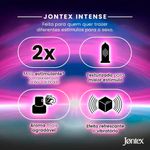 preservativo lubrificante jontex intense 4 unidades