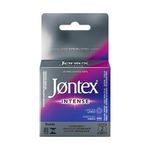 preservativo lubrificante jontex intense 2 unidades